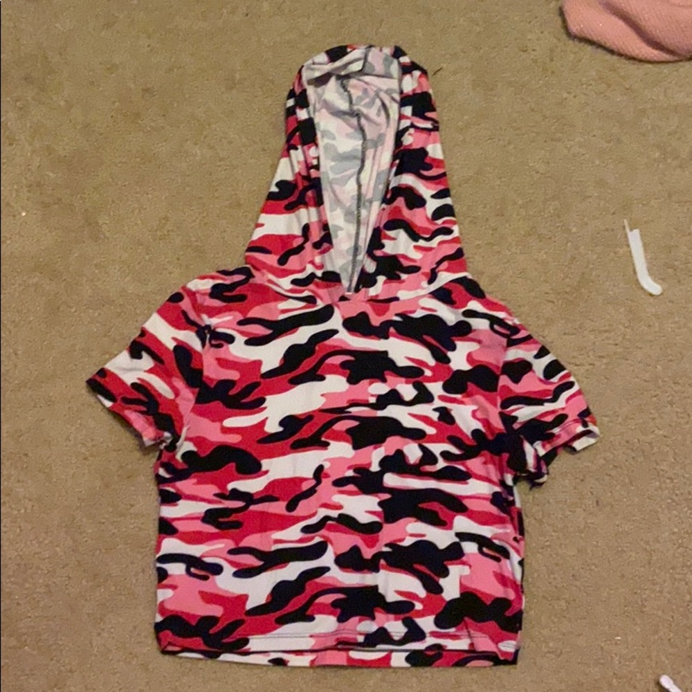 Pink camo shirt